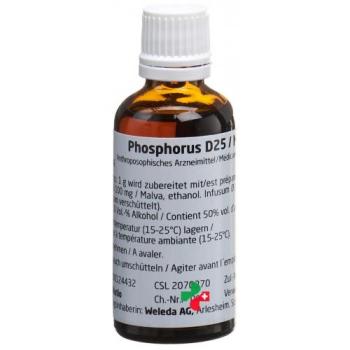 WELEDA Phosphorus D 25/Malva 5% Dil 50 ml